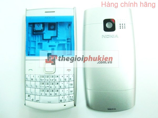 Vỏ Nokia X2-01 trắng Công ty Full bộ